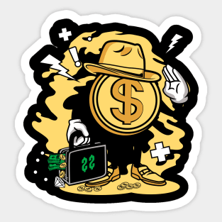 ALL ABOUT MONEY Sticker